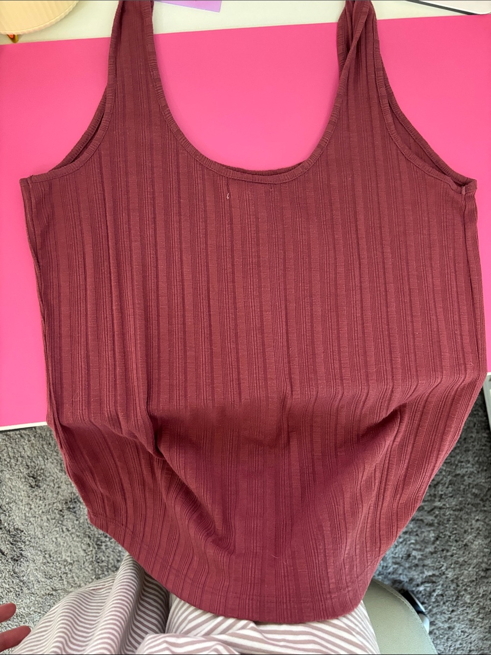 Maurices Ribbed Button-Front Tank Tops - Picture 6 of 13